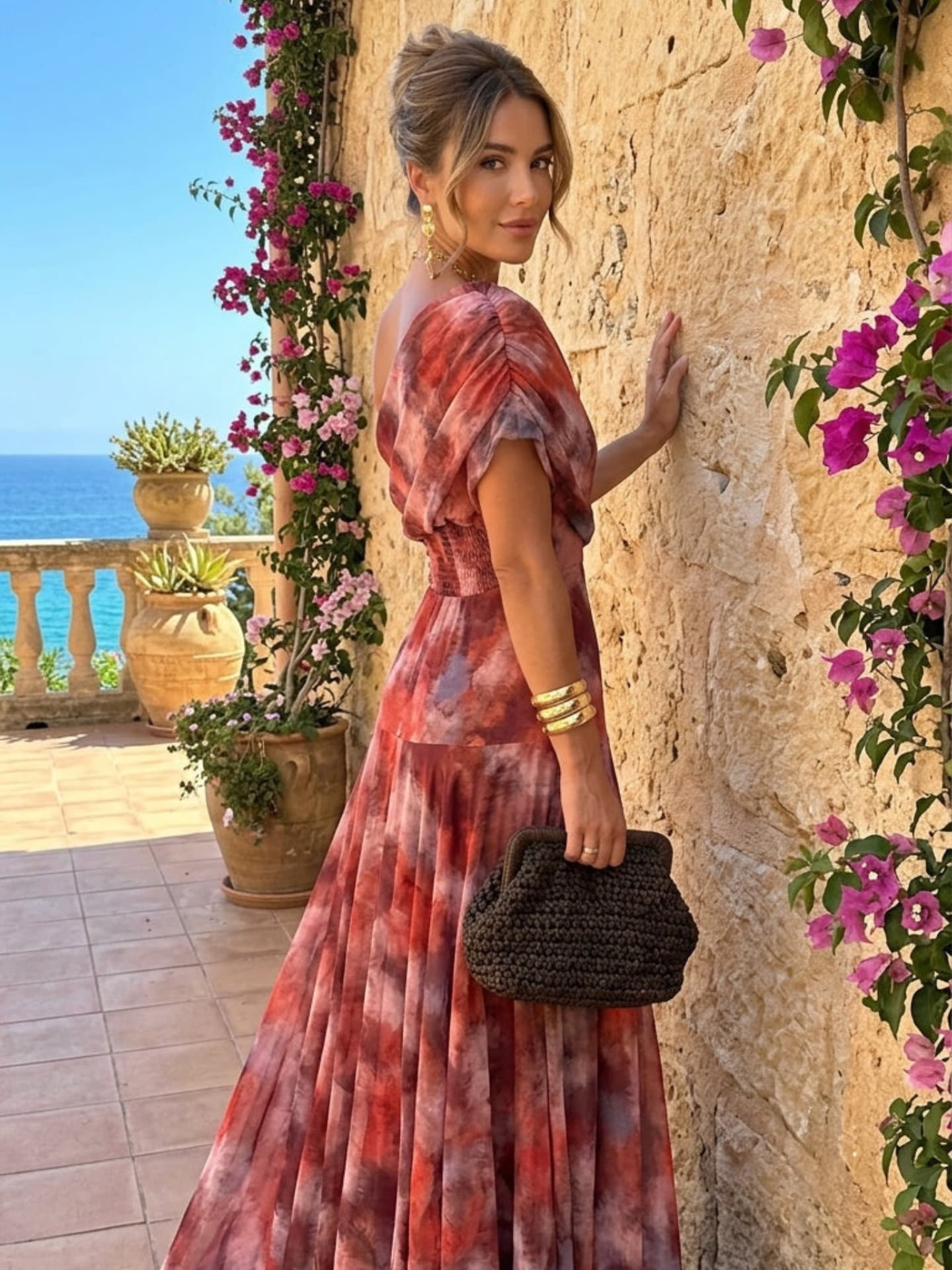 Mira | Robe Longue Décolletée