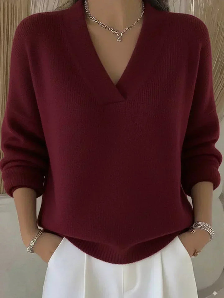 Vivelle™ | Pull V-Neck Détendu