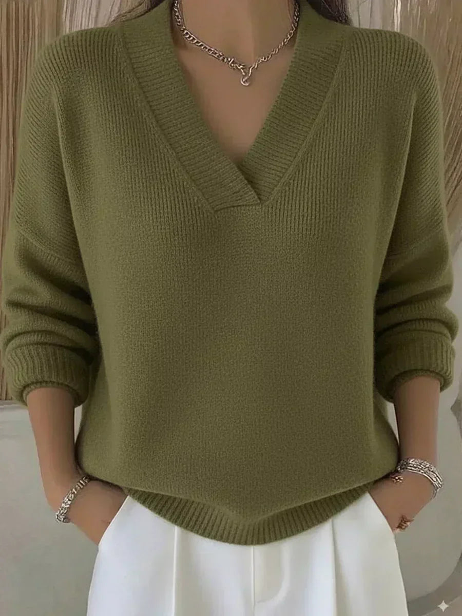 Vivelle™ | Pull V-Neck Détendu