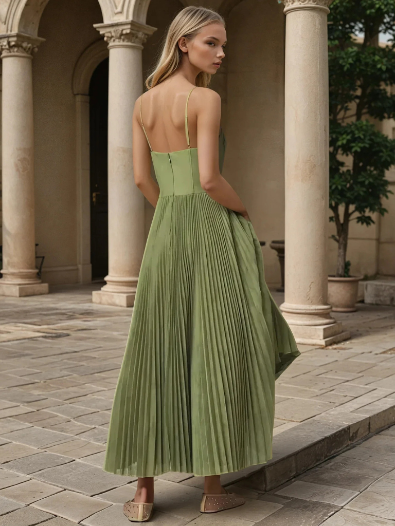 Zoé | Robe Plissée Élégante