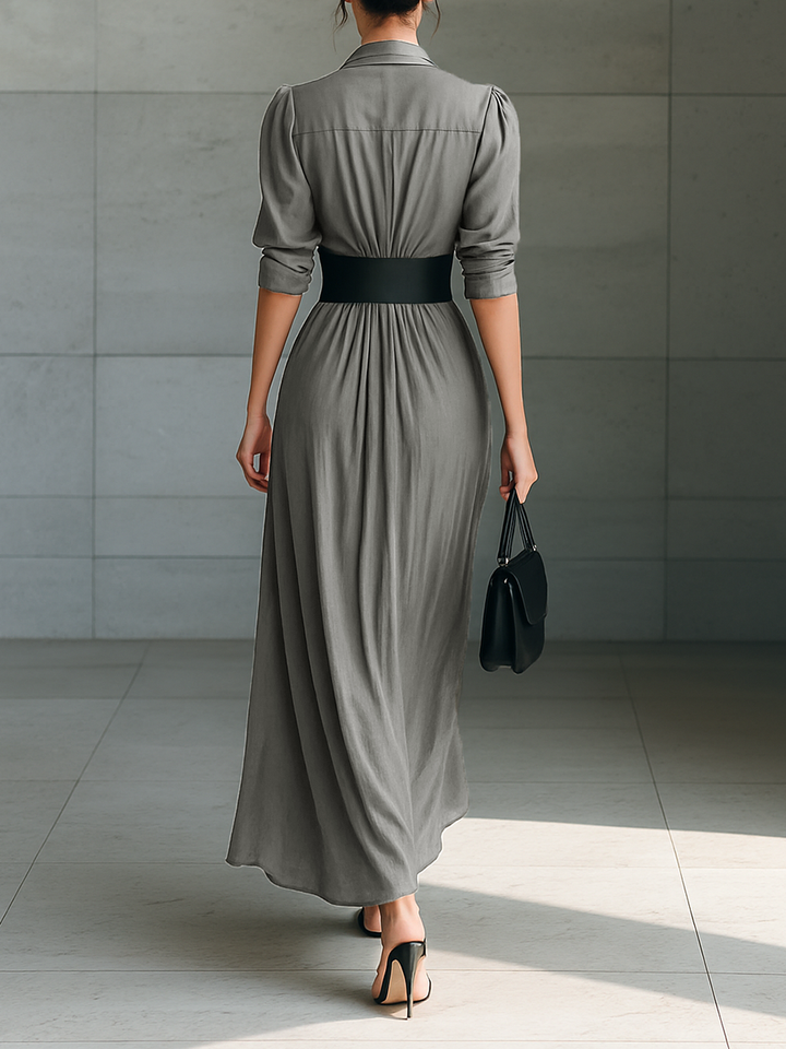 Zéphyrine | Robe Longue Plissée