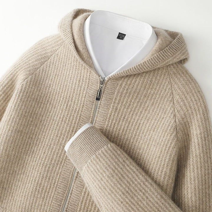 Pull à Capuche en Cachemire Précieux Sorrento