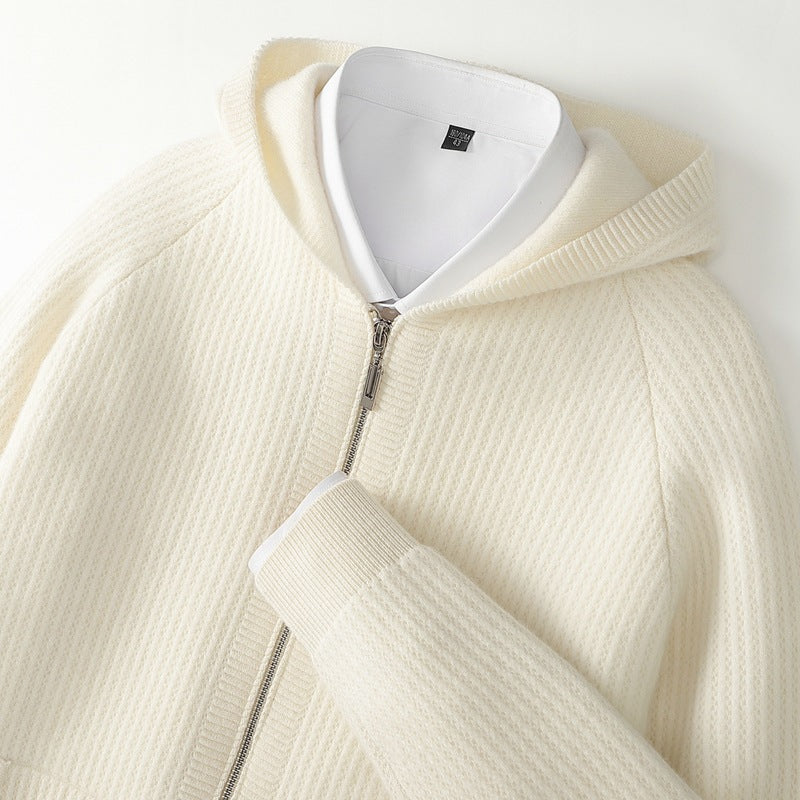 Pull à Capuche en Cachemire Précieux Sorrento