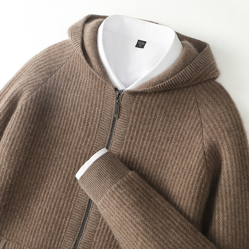 Pull à Capuche en Cachemire Précieux Sorrento