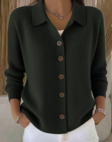 Josephine™ | Cardigan à col et boutons sur le devant