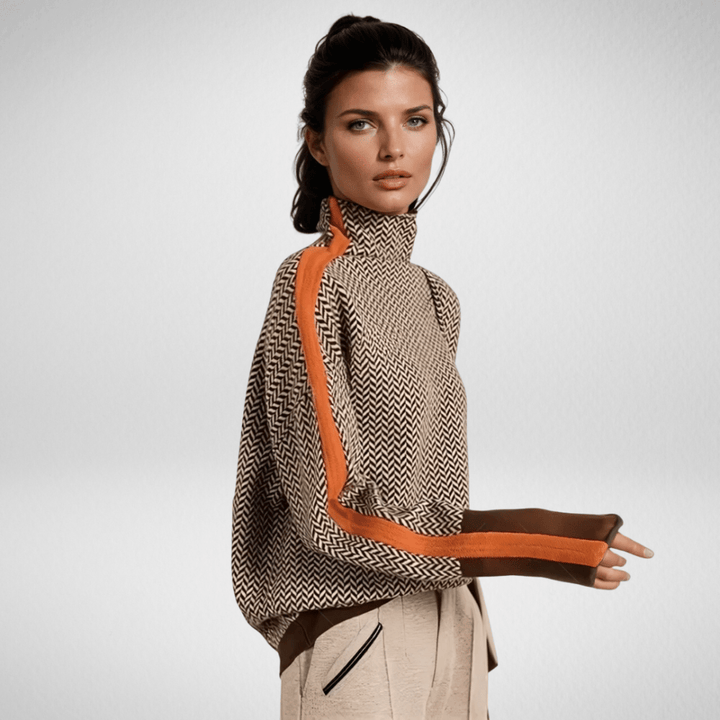 Pull Roulé Chic en Cachemire - Élégance de Clémence