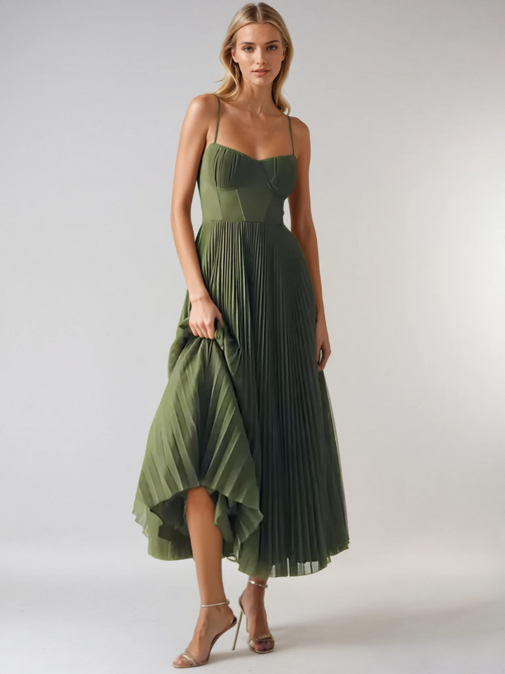 Zoé | Robe Plissée Élégante