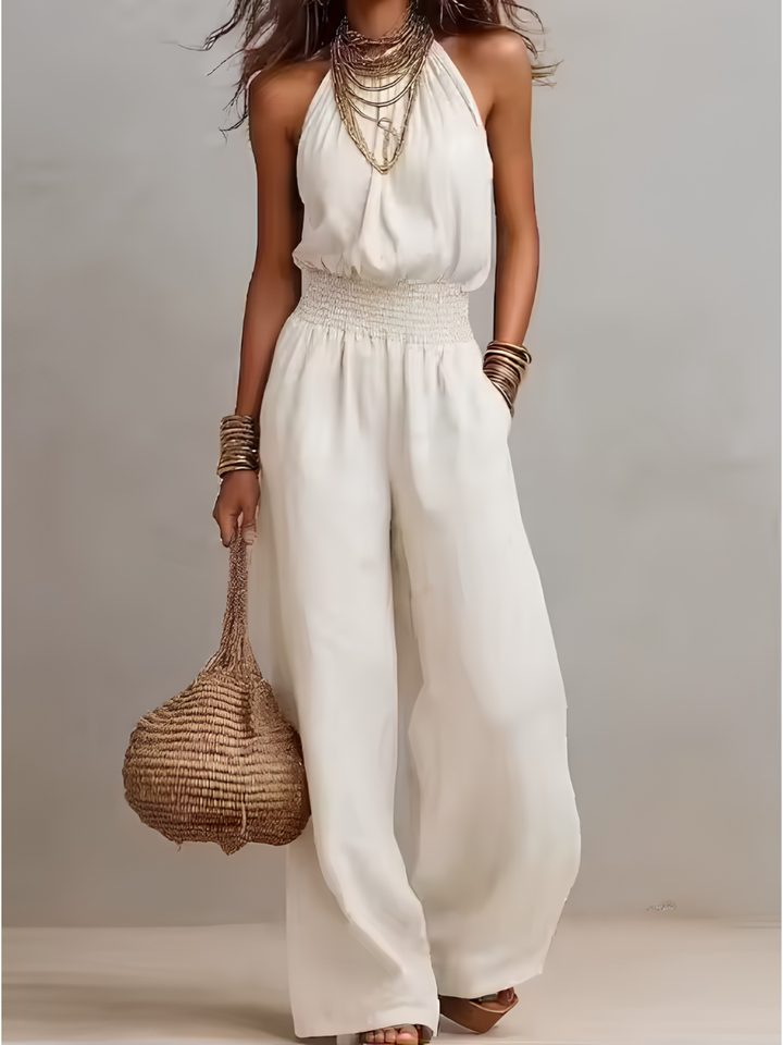 Valeria | Combinaison Élégante à Col Halter