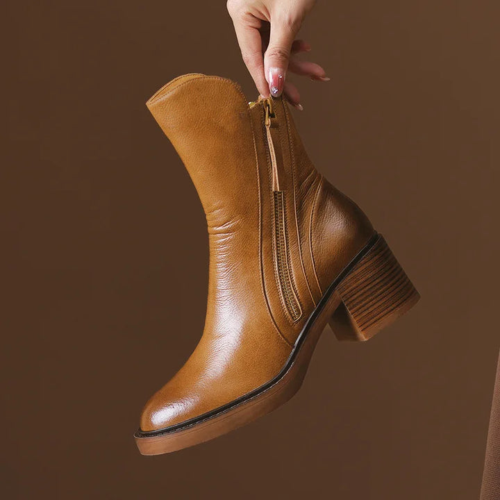 Bottines en Cuir Aria