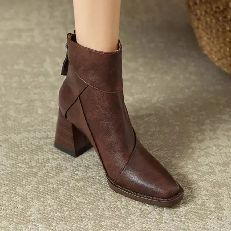 Bottes en Cuir Adeline