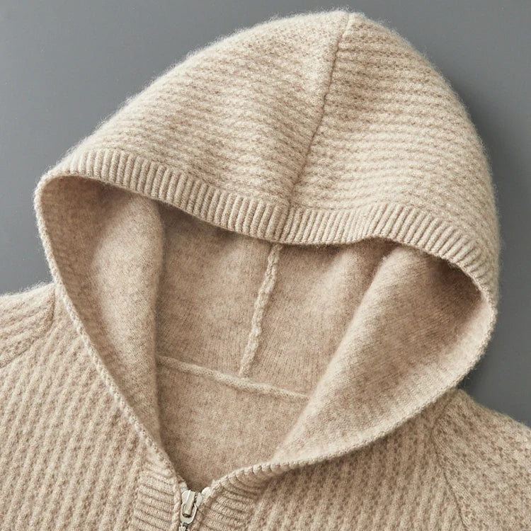 Pull à Capuche en Cachemire Précieux Sorrento