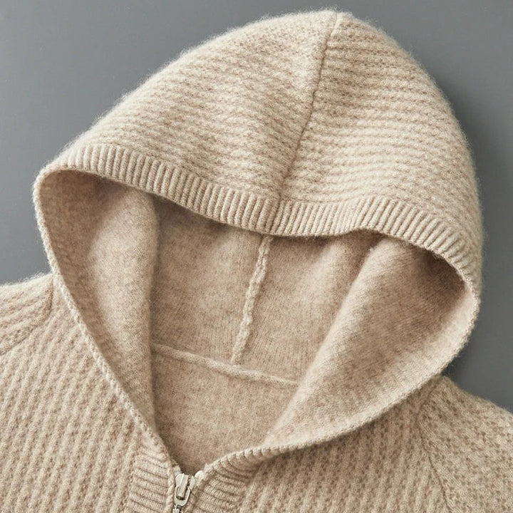 Pull à Capuche en Cachemire Précieux Sorrento
