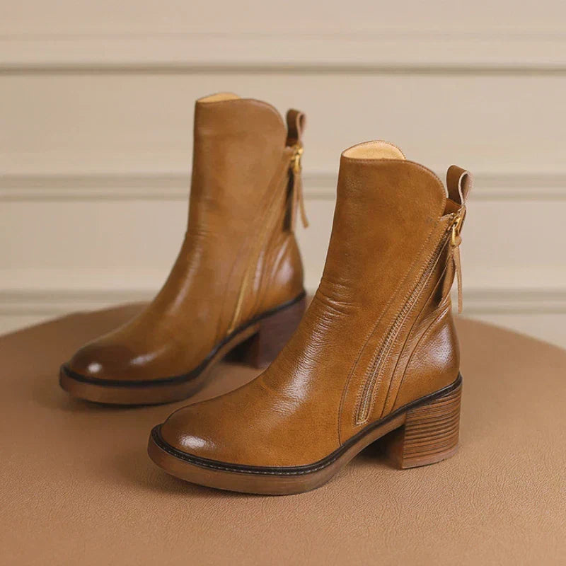 Bottines en Cuir Aria