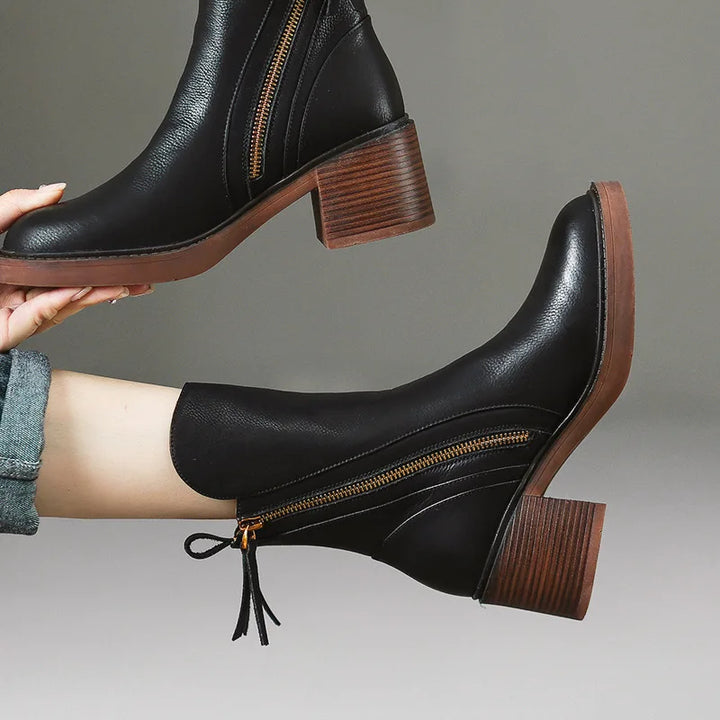 Bottines en Cuir Aria