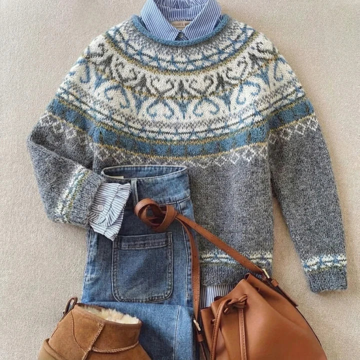 Cheryl™ | Pull en Tricot Vintage Chic