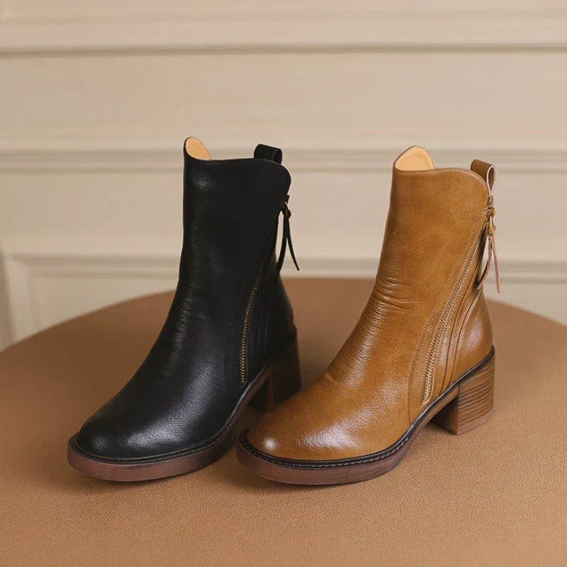 Bottines en Cuir Aria