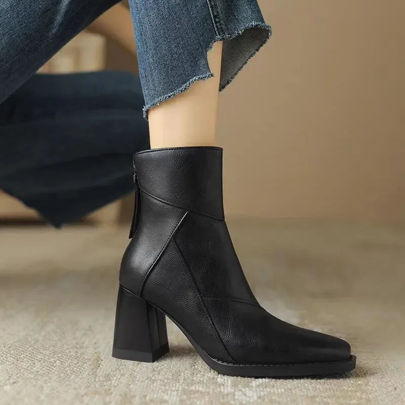 Bottes en Cuir Adeline
