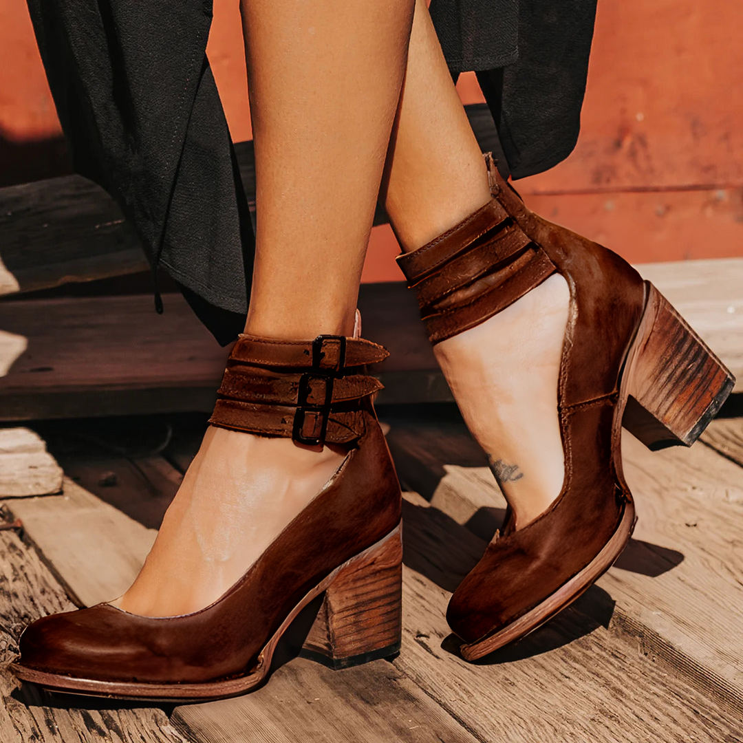 Calista | Bottines Élégantes au Style Western