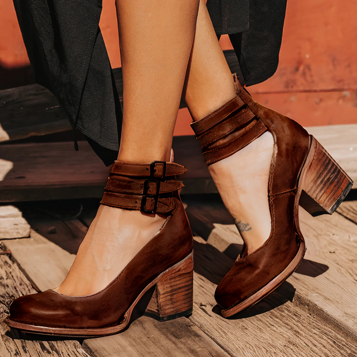 Calista | Bottines Élégantes au Style Western
