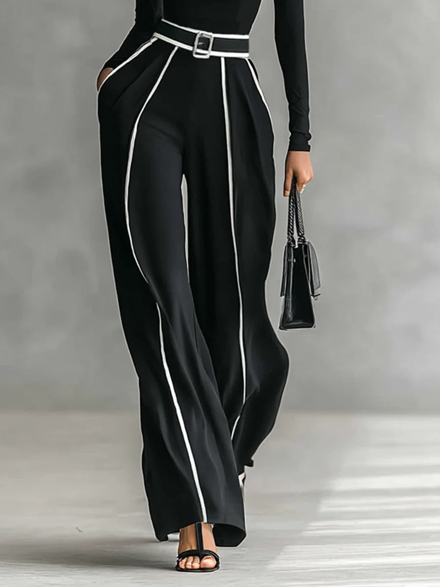 Vera™ | Tenue Élégante avec Détails Contraste