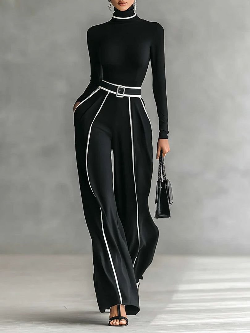 Vera™ | Tenue Élégante avec Détails Contraste