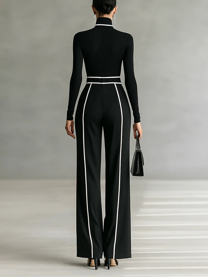 Vera™ | Tenue Élégante avec Détails Contraste