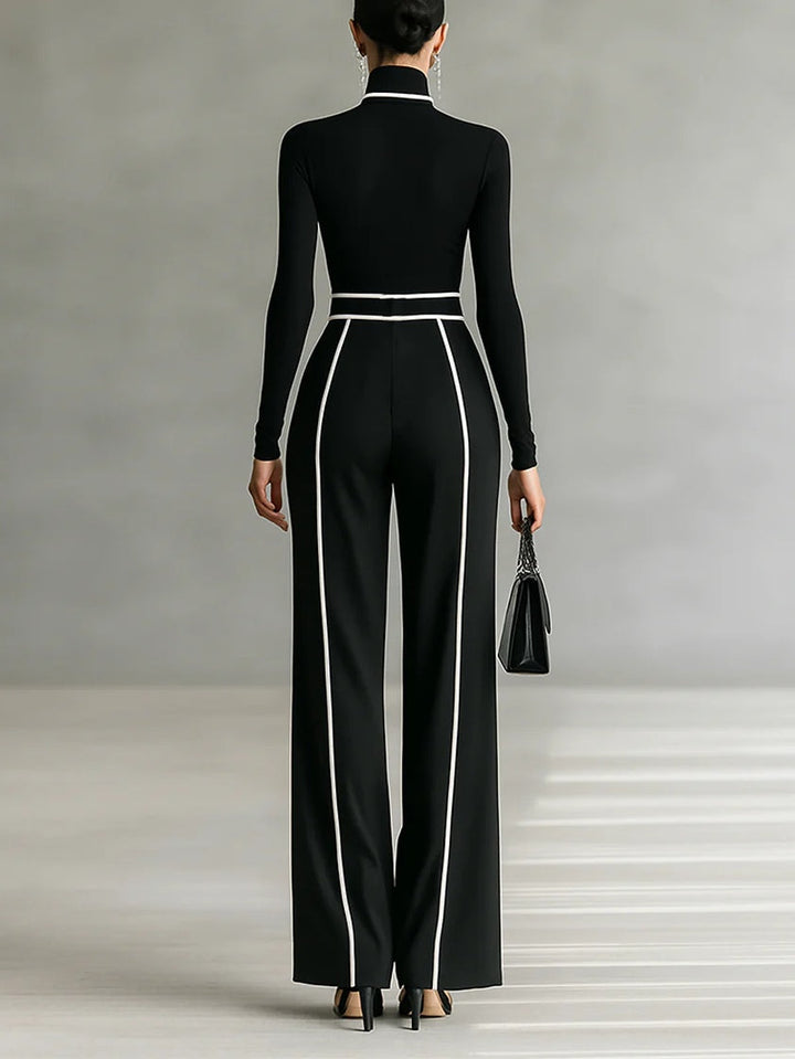 Vera™ | Tenue Élégante avec Détails Contraste