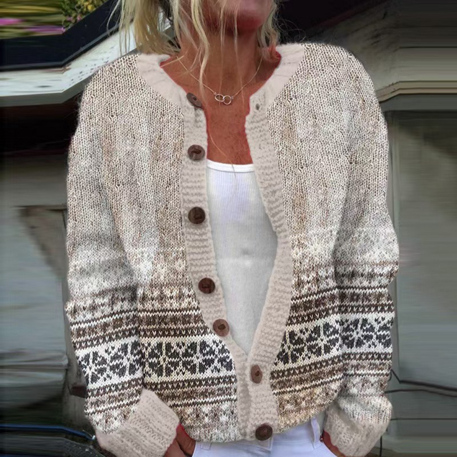 Manteau en tricot vintage Mabel