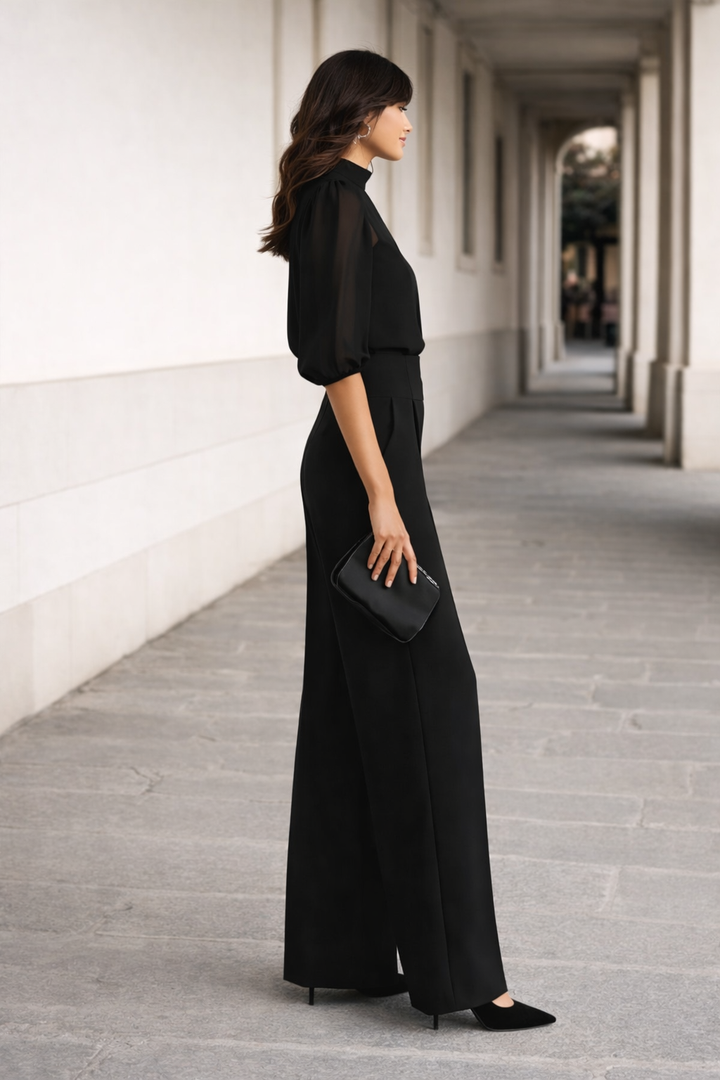 Valentina | Ensemble Trois Pièces avec Débardeur et Pantalon Large