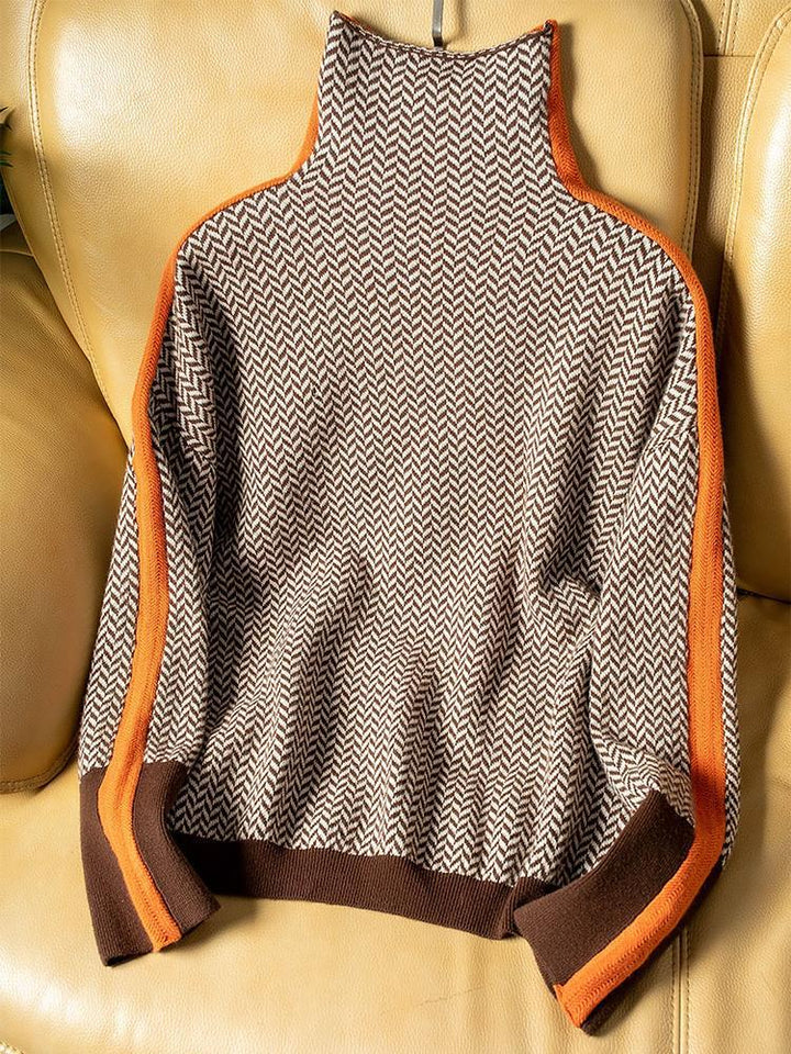 Pull Roulé Chic en Cachemire - Élégance de Clémence