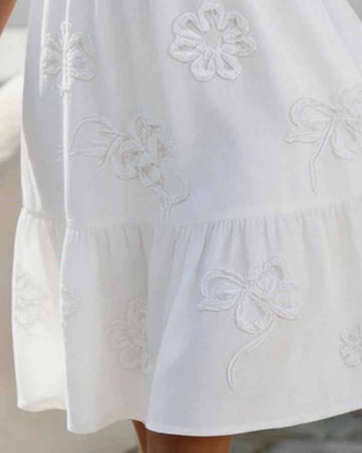 Blossom | Robe à Volants à Décolleté en V