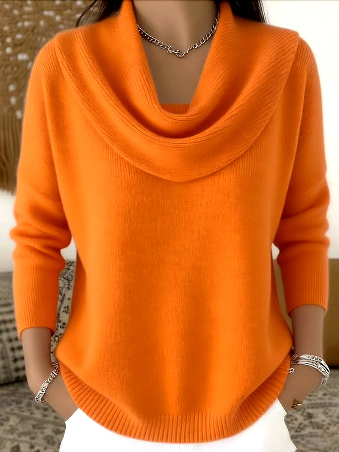 Marie™ | Pull Tricot Col Bateau pour Femmes