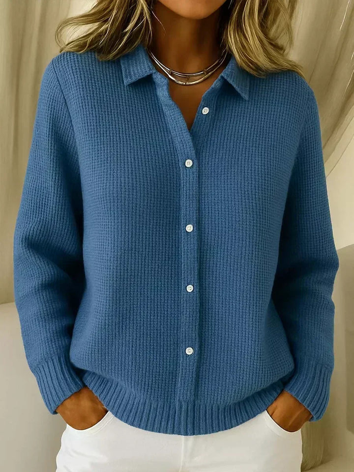 Camille™ | Cardigan en Tricot Texturé à Boutons