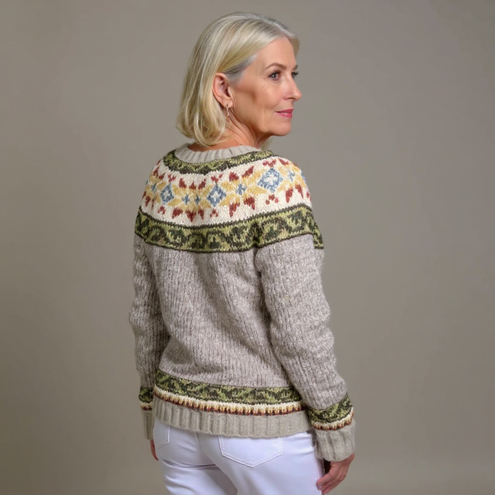 Manteau en tricot vintage Mabel