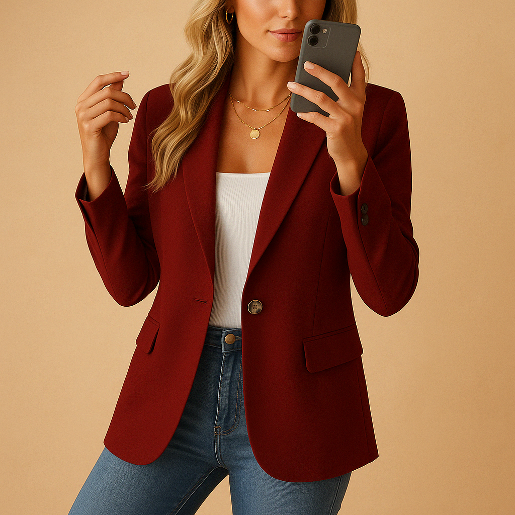 Rive | Blazer Ajusté et Confortable pour Femmes