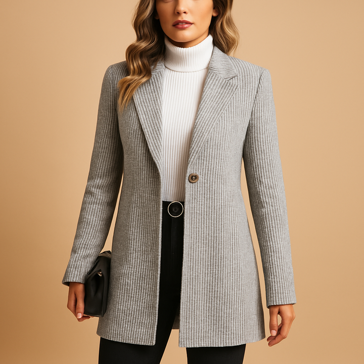 Rive | Blazer ajusté à manches longues pour femmes