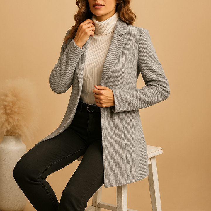 Rive | Blazer ajusté à manches longues pour femmes