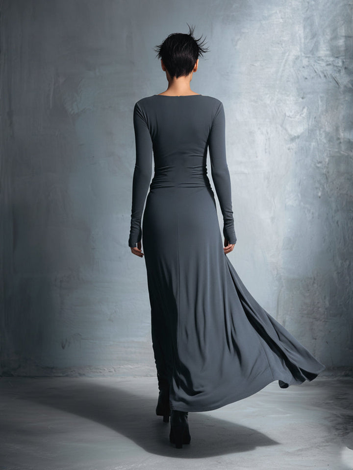 Naomie | Robe Maxi à Nœud Latéral