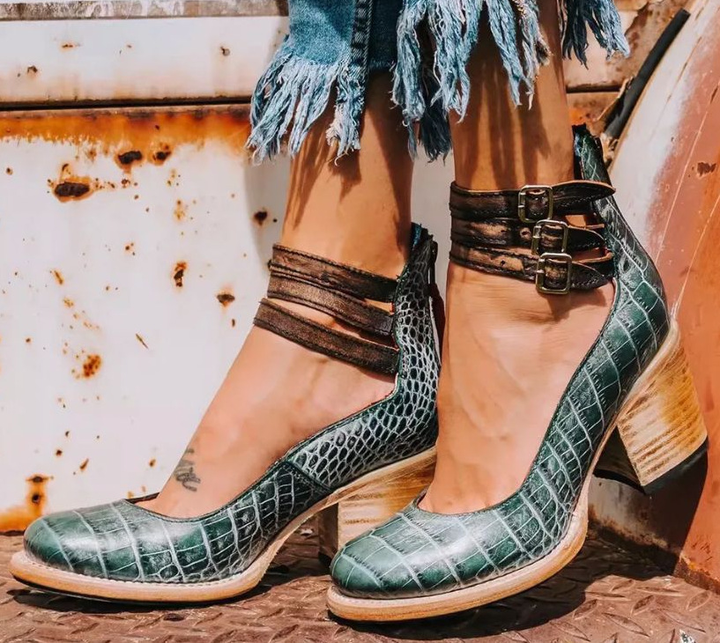 Calista | Bottines Élégantes au Style Western