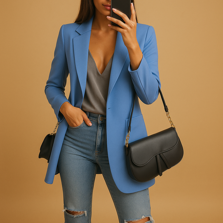 Rive | Blazer Long et Ajusté pour Femmes