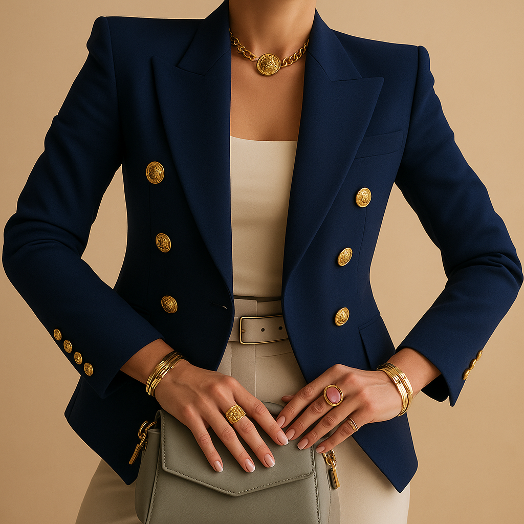 Rive | Blazer Long Élégant pour Femmes