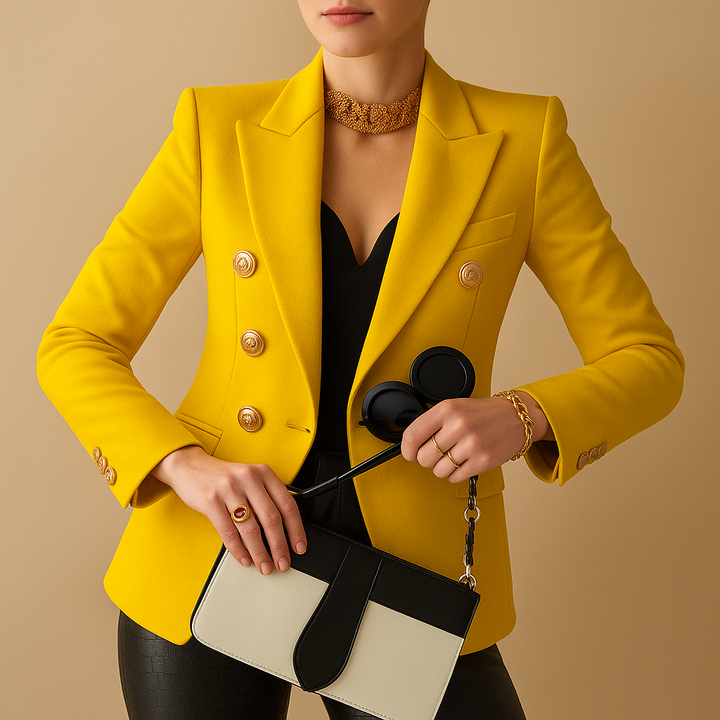 Rive | Blazer Long Élégant pour Femmes