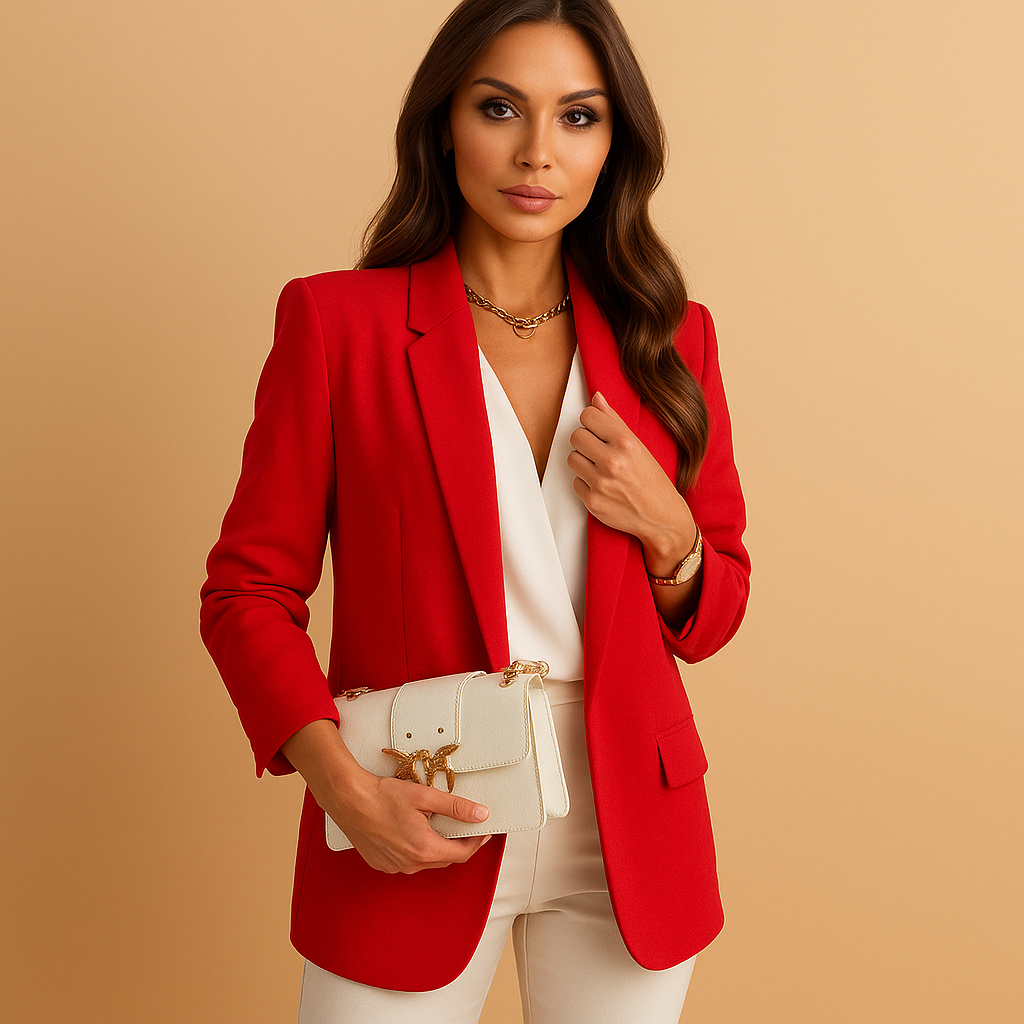 Rive | Blazer Long Élégant pour Femmes