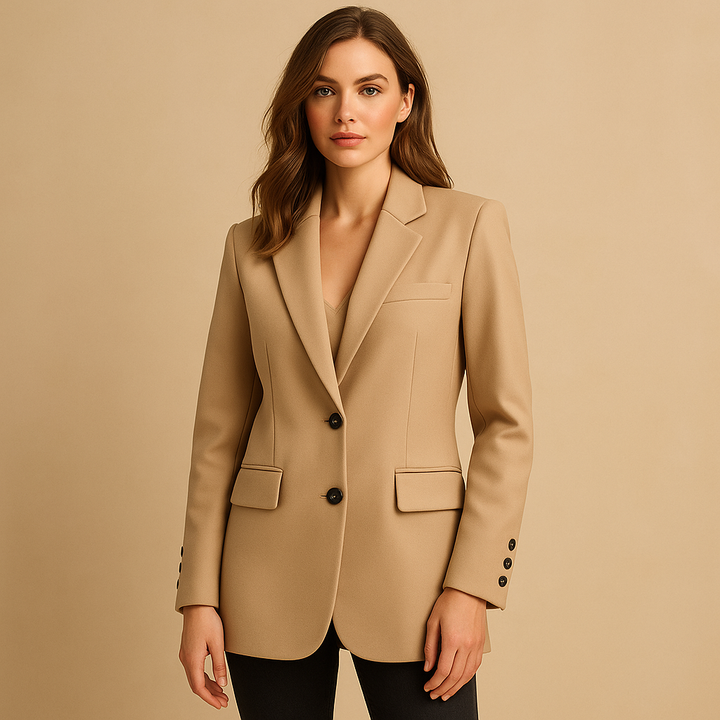 Rive | Veste Longue au Design Intemporel pour Femmes