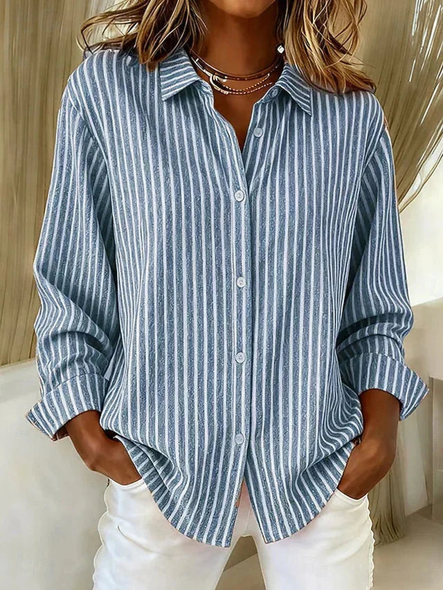 Louise™ | Cardigan Tricot Rayé pour Femmes