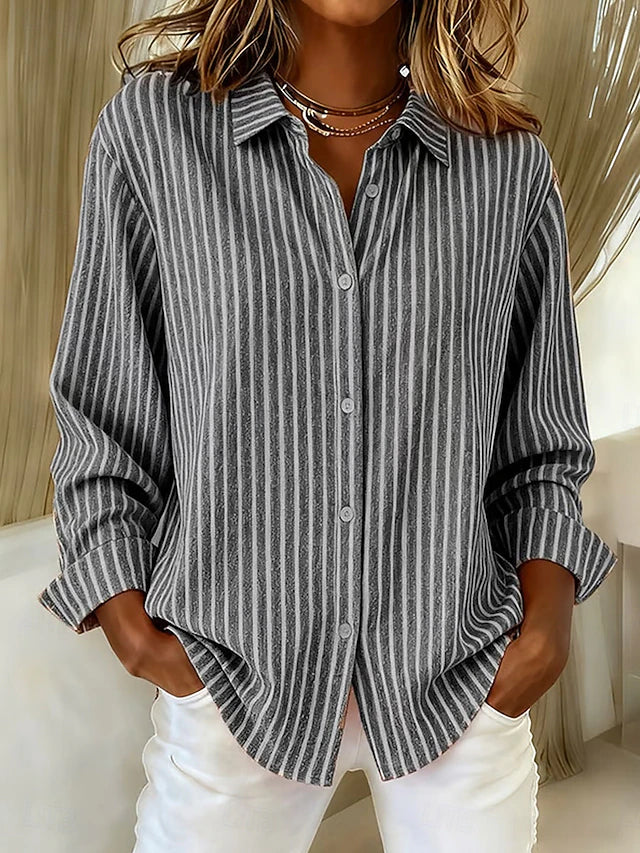 Louise™ | Cardigan Tricot Rayé pour Femmes