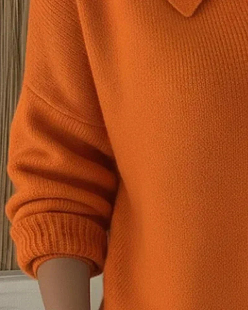 Amara™ | Cardigan Tricoté Classique à Col pour Femme