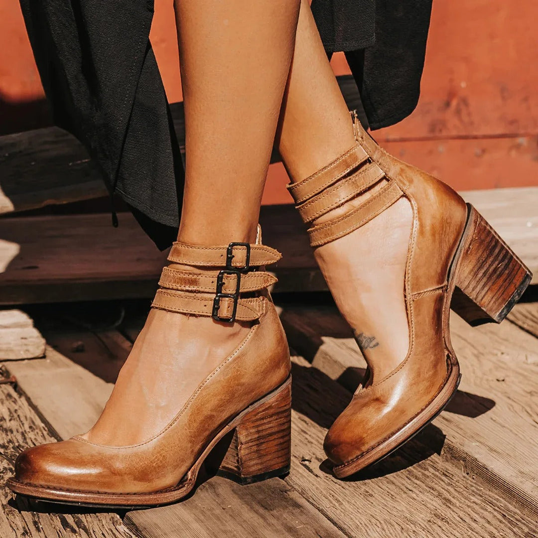 Calista | Bottines Élégantes au Style Western