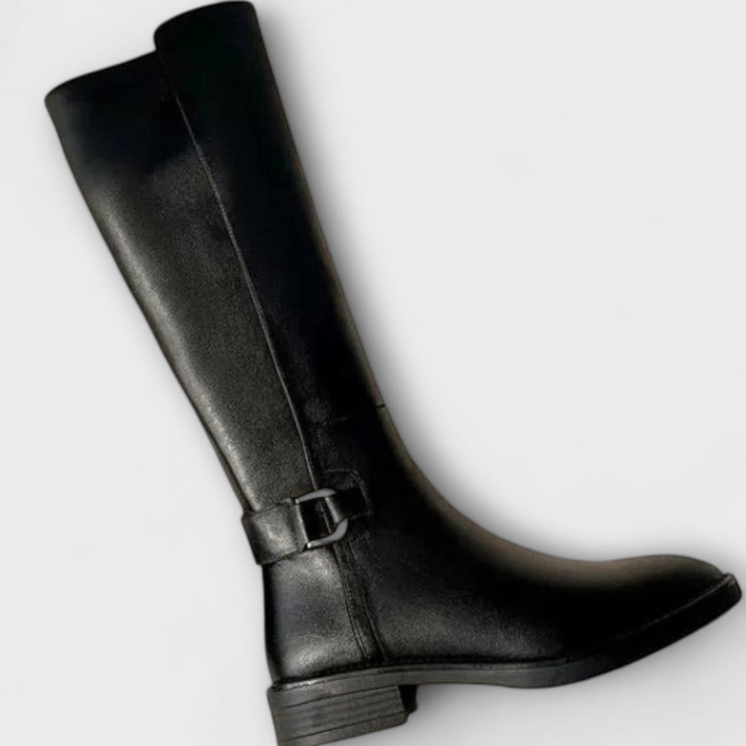 Mira - Bottes en Cuir Hautes jusqu'aux Genoux