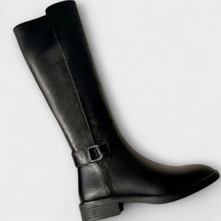 Mira - Bottes en Cuir Hautes jusqu'aux Genoux